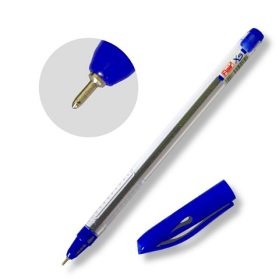 Ручка шариковая синяя, 0.7 мм "игла", шестигранная, рифл. грип, FLAIR X-5 Ручка шариковая синяя, 0.7 мм "игла", шестигранная, рифл. грип, FLAIR X-5