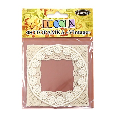 Рамка кружевная "Vintage", самоклеящаяся, 2 шт.   Акция!