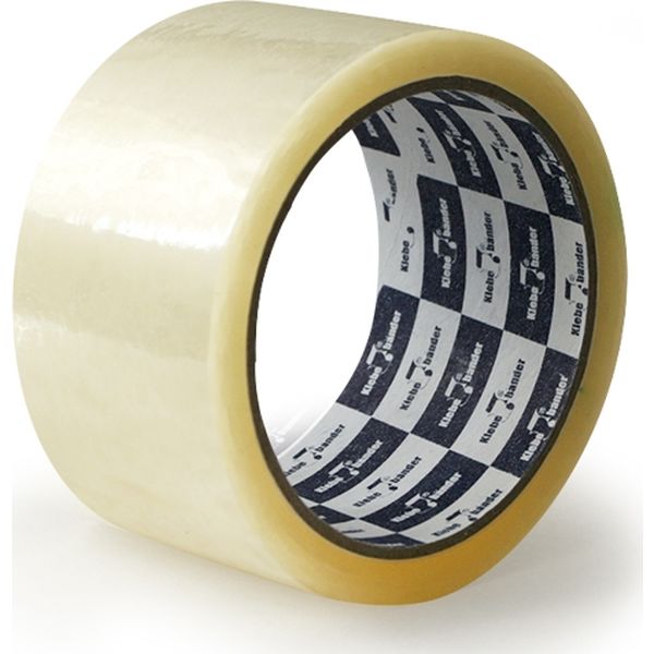 Лента клейкая упаковочная 50 мм * 66 м, ВОРР 40 мкм, прозрачная, Klebebander