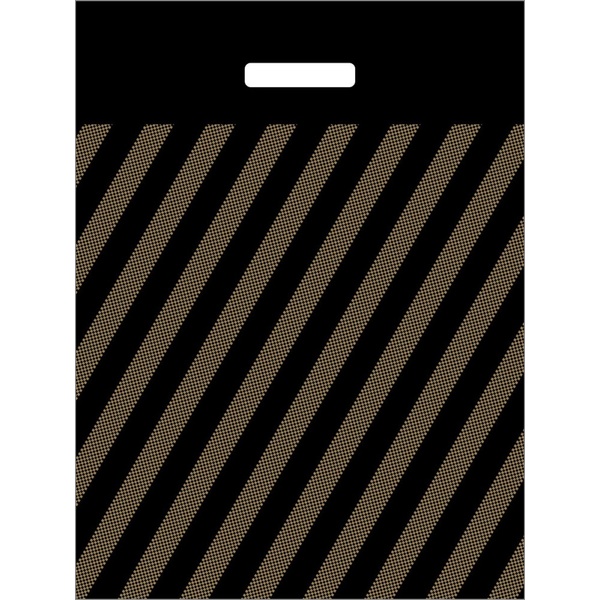 Пакет с вырубной ручкой, 50*40*3 см, полиэтилен 45 мкм, Полоса Пакет с вырубной ручкой, 50*40*3 см, полиэтилен 45 мкм, Полоса