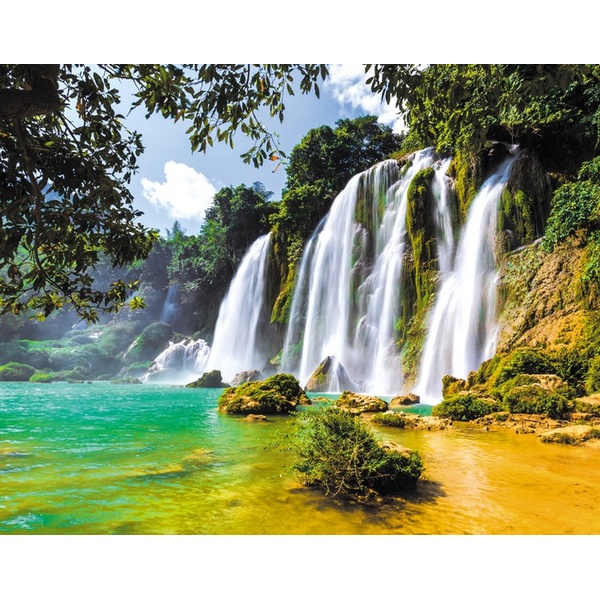 Календарь настенный 3-х блочный 2026 г. Водопад_Вьетнам, 3 гребня, бегунок, 295*720 мм