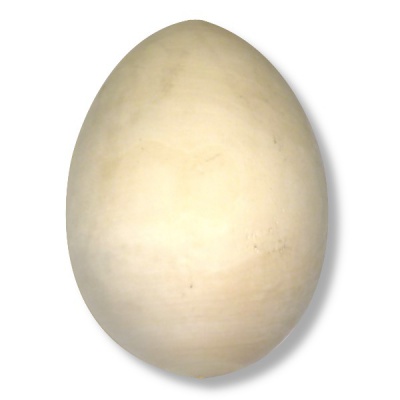 Заготовка для декорирования "Овоид/Яйцо", деревянная, h=120 мм, Ø90 мм (1 шт.)