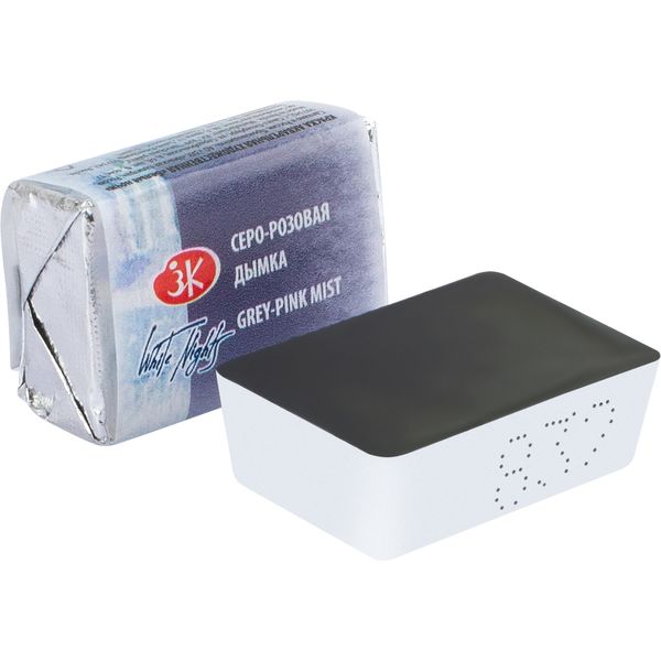 Краска акварельная БЕЛЫЕ НОЧИ, серо-розовая дымка (G), кювета 2.5 мл Акция!