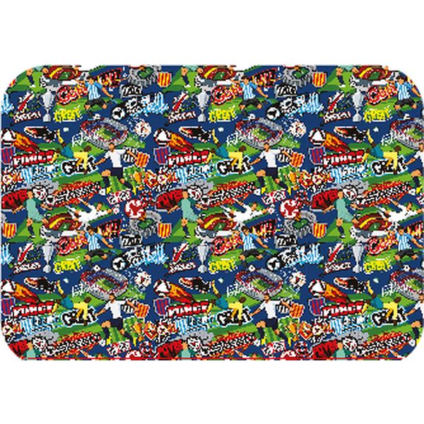 Покрытие настольное детское ПЧЕЛКА Спортивная жизнь, 33*23  см, ламинированный картон  Акция!