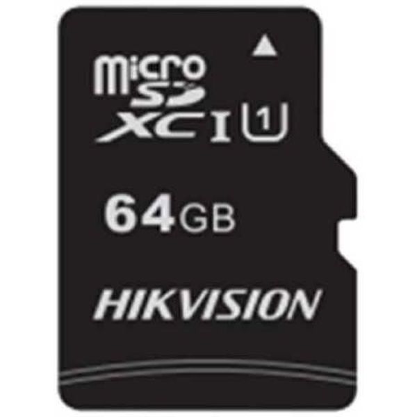 Карта памяти micro SDXC 64 Гб, UHS-1 U1 (class 10), адаптер, Hikvision Карта памяти micro SDXC 64 Гб, UHS-1 U1 (class 10), адаптер, Hikvision