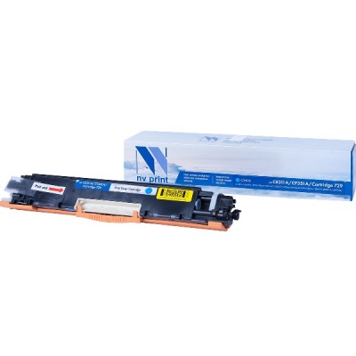 Картридж NVP совместимый HP CE311A / CF351A / Canon 729 Cyan для LaserJet Color Pro 100 M175a / M175