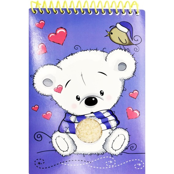 Блокнот-раскраска А5 Пушистик (вырубная 3D аппликация) АКЦИЯ!