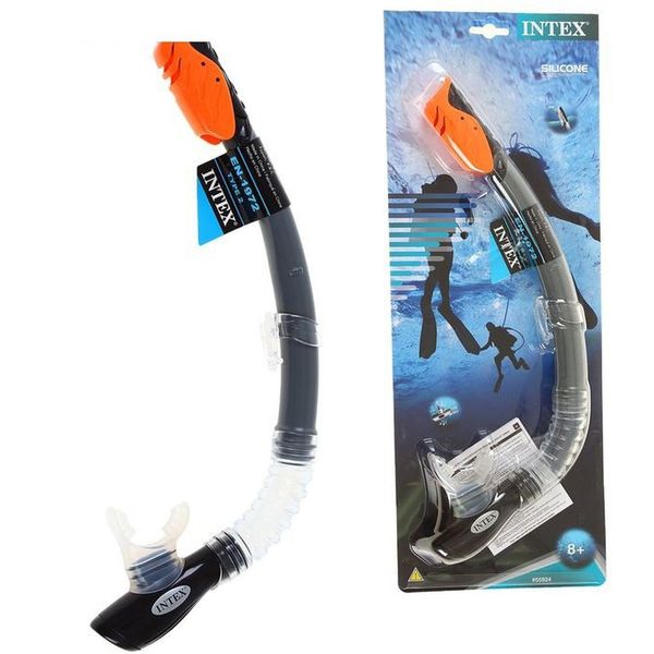 Трубка для плавания INTEX Hyper-Flo Pro, ассорти, 8+ Трубка для плавания INTEX Hyper-Flo Pro, ассорти, 8+