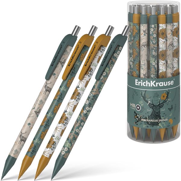 Карандаш механический 0.5 мм, НВ, ErichKrause Natural Life, покрытие софт-тач, клип