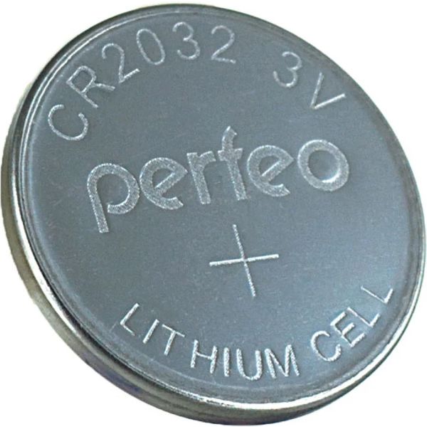 Батарейка CR2032, 3.0 V, Perfeo Lithium Cell Батарейка CR2032, 3.0 V, Perfeo Lithium Cell