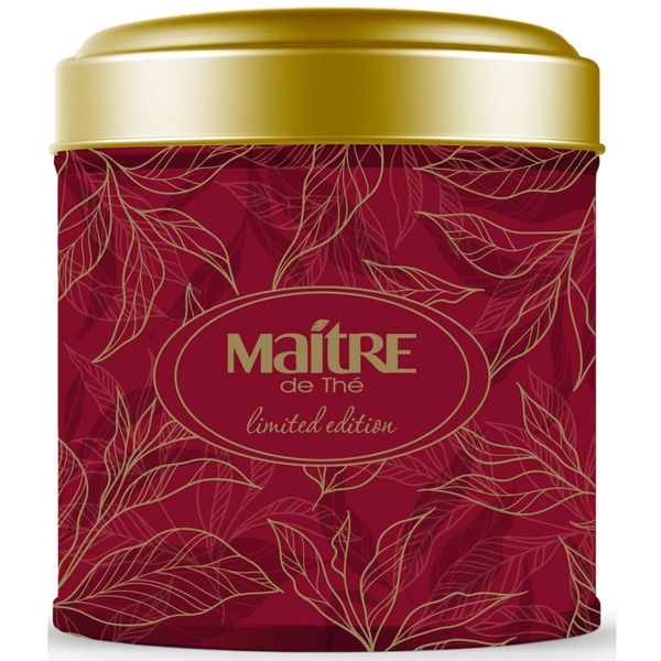 Чай среднелистовой Maitre de The Limited Edition (МЭТР) Flower Fantsy, черн. аромат., 100 г, ж/банка