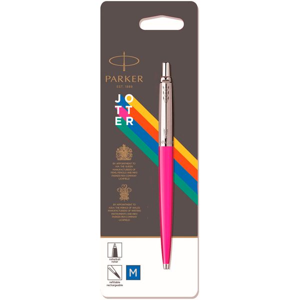 Ручка шариковая 1.0 мм, синие чернила, Parker Jotter Originals Color K60 корпус Pink СT, в блистере Ручка шариковая 1.0 мм, синие чернила, Parker Jotter Originals Color K60 корпус Pink СT, в блистере
