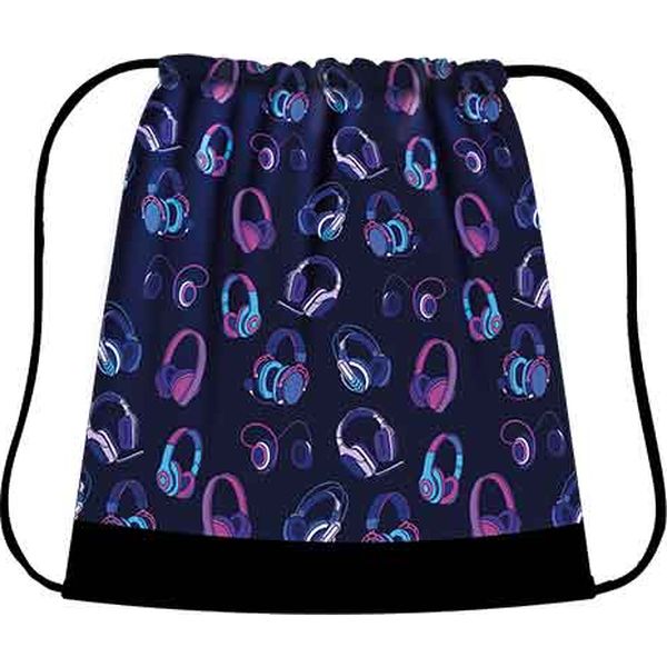 Сумка для сменной обуви ПЧЕЛКА Модные наушники, 42*34 см  Акция!