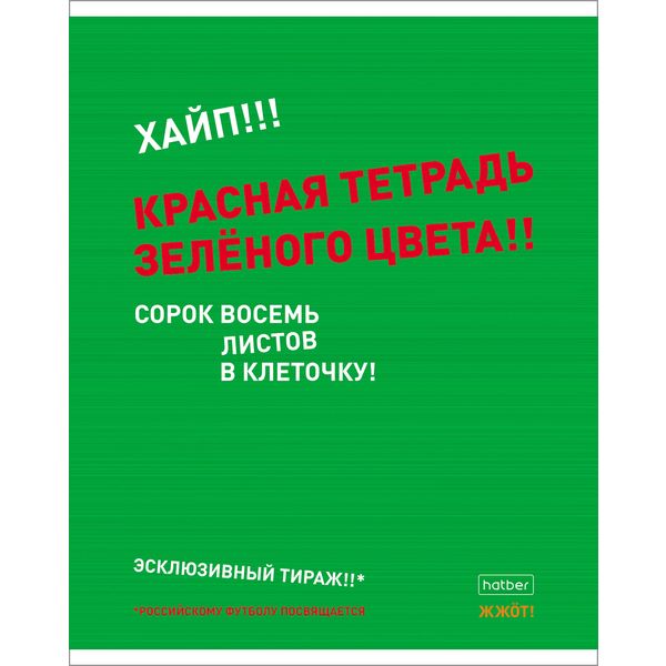 Тетрадь 48 л., клетка, 60 г/м2, обл. мел. картон, Hatber Агонь_5 дизайнов Тетрадь 48 л., клетка, 60 г/м2, обл. мел. картон, Hatber Агонь_5 дизайнов