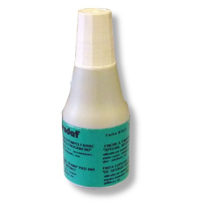 Краска штемпельная TRODAT, 25 мл, на спирт. основе, белая