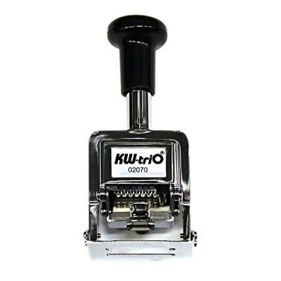 Нумератор металлический авт. 7-разрядный 4,2 мм серебристый