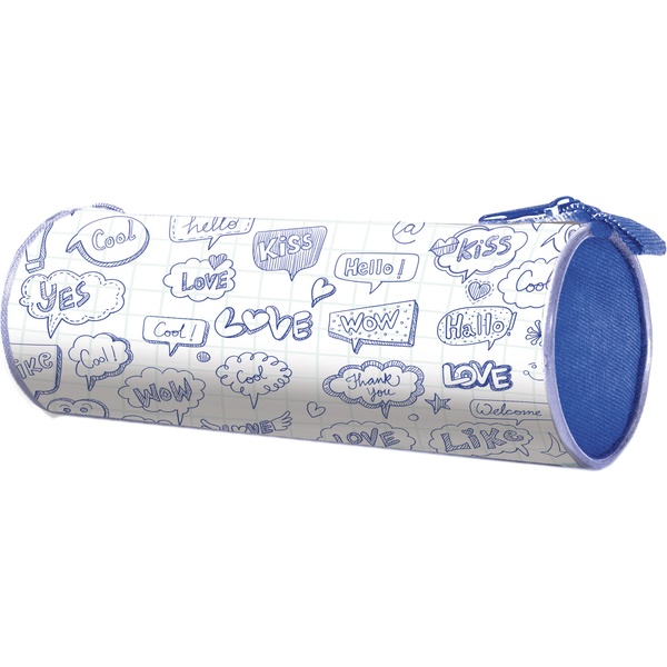Пенал-тубус 1 отд., на молнии, 210*65*65 см, текстиль, ПЧЕЛКА Love kiss