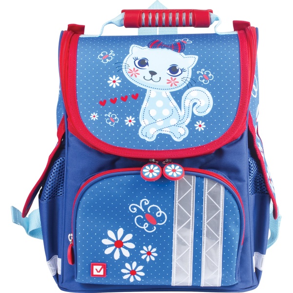 Рюкзак ученический BRAUBERG Китти, 34*26*16 см, 17 л, 680 г, 1 отд., эрг. спинка  Акция!