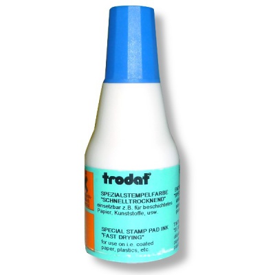 Краска штемпельная TRODAT, 25 мл, на спирт. основе, синяя
