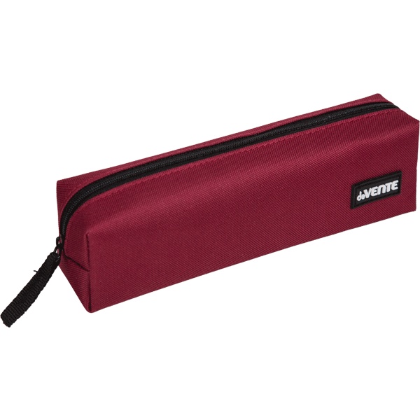 Пенал 1 отд., на молнии, 210*60*40 мм, текстиль, deVENTE Red