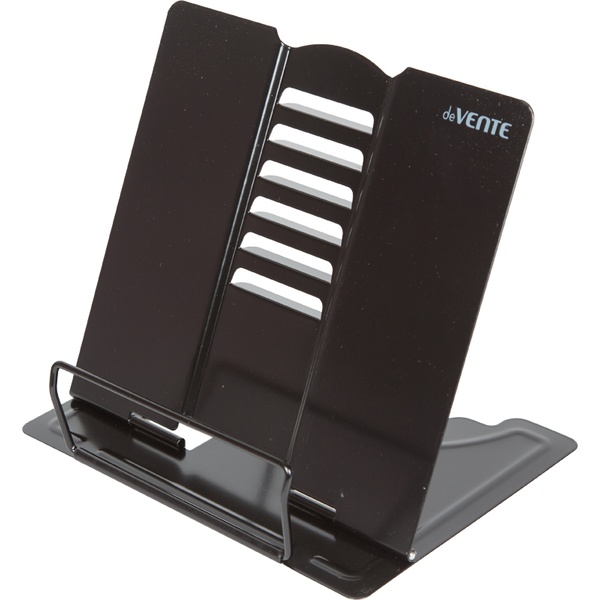 Подставка для книг металлическая deVENTE School Blacky, 200*190 мм, 430 г, противоскольз. ножки