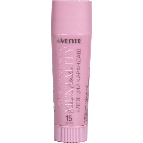 Клей-карандаш 15 г deVENTE Mentality РОЗОВЫЙ, PVP