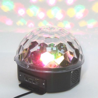 Диско шар светодиодный Magic Ball Light с динамиком, MP3, USB + флэш накопитель, пульт ДУ Диско шар светодиодный Magic Ball Light с динамиком, MP3, USB + флэш накопитель, пульт ДУ