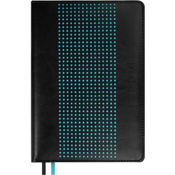 Ежедневник недатированный, А5, 120 л., 70 г/м2, тв. перепл., и/к, перфор., тисн., ESCALADA Сариф_черный  Акция!