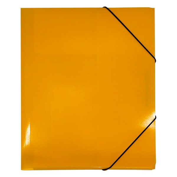 Папка на резинках, А4, PP 450 мкм, "песок", Expert Complete Classic Lite_желтая