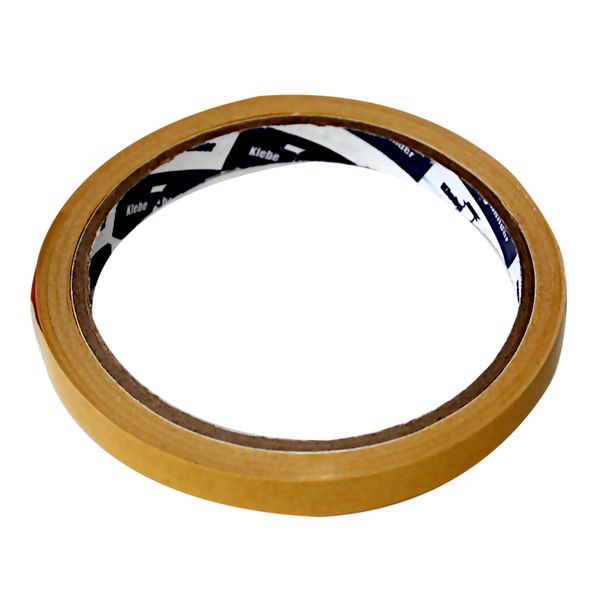 Лента клейкая 2-сторонняя, 9 мм * 10 м, 160 мкм, РР основа, картон втулка, Klebebande