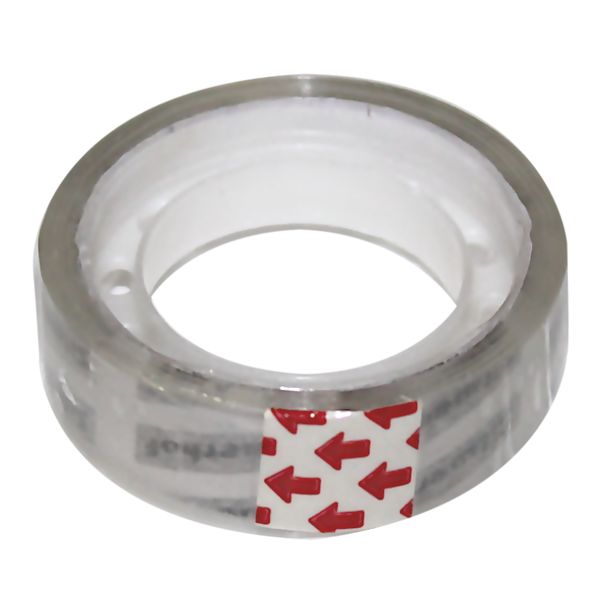 Лента клейкая канцелярская 12 мм * 10 м, 35 мкм, прозрачная, пластик. втулка Silwerhof Лента клейкая канцелярская 12 мм * 10 м, 35 мкм, прозрачная, пластик. втулка Silwerhof