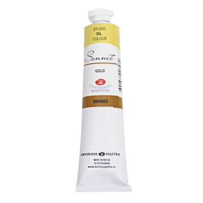 Краска масляная СОНЕТ, золото, туба 46 мл Акция!