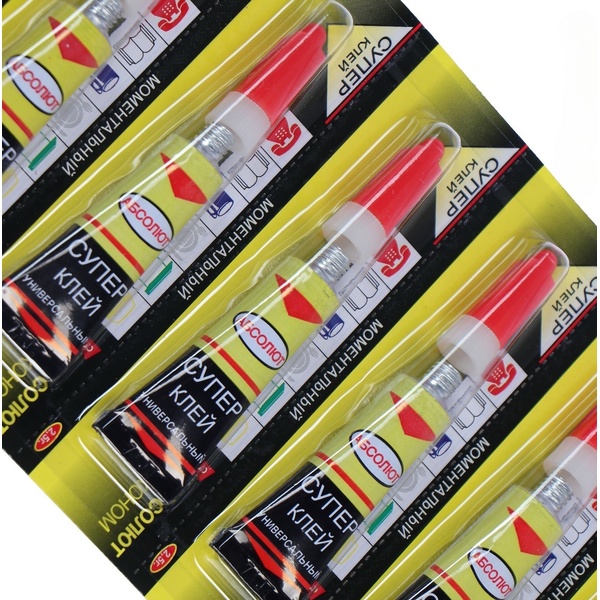 Клей секундный универсальный Абсолют эконом, туба 3 г, блистер