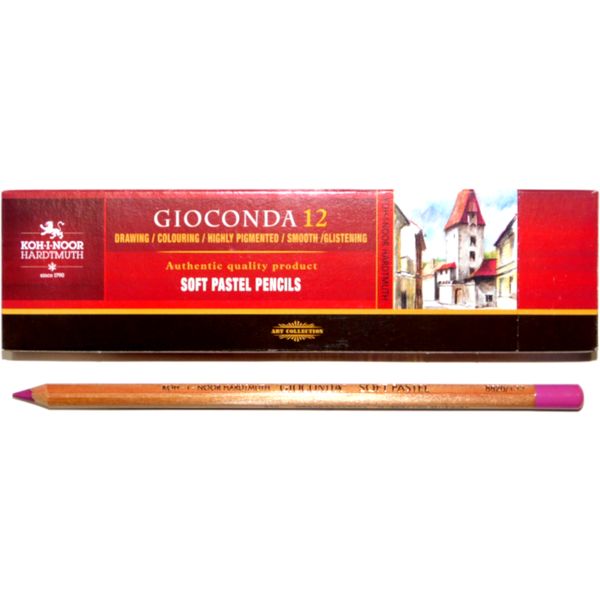 Пастель сухая в карандаше KOH-I-NOOR Gioconda Soft Pastel, инжир пурпурный, 4.2 мм Акция!