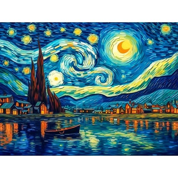 Алмазная живопись 30*40 см, холст, без подрамника, полное заполн., РЫЖИЙ КОТ Лунная ночь Алмазная живопись 30*40 см, холст, без подрамника, полное заполн., РЫЖИЙ КОТ Лунная ночь