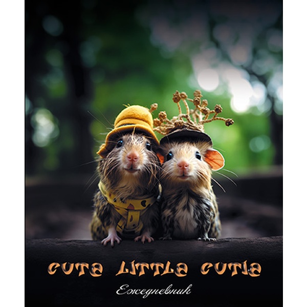 Ежедневник недатированный, А6, 48 л., 65 г/м2, мяг. перепл., на скобе, мат. лам., Plano Милые малышиБлокнот на скобе А5, 32 л., линия, 80 г/м², обл. пластик + картон, Крутой ежик Акция!Акция!