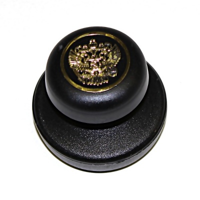 Оснастка для печати ручная, оттиск Ø40-42 мм, пласт. корпус, ШЕВРОН Герб РФ (с крышкой)