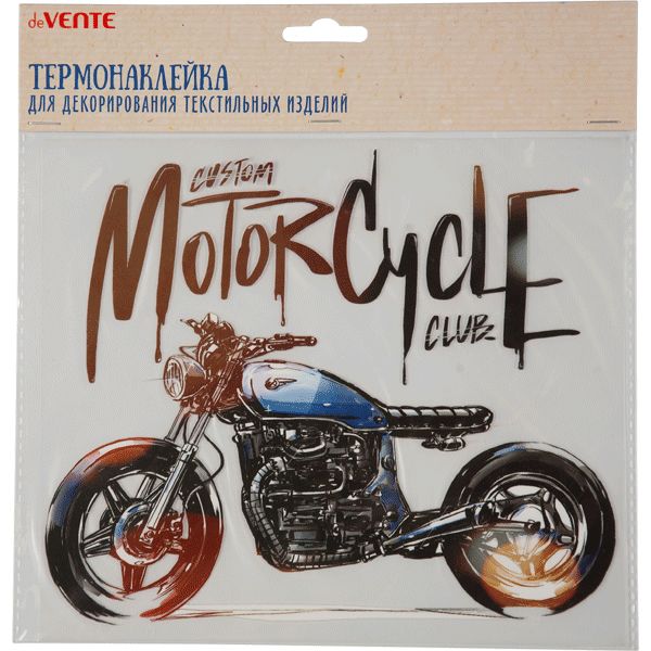Термонаклейки для текстильных изделий deVENTE Motorcycle, 220*185 мм