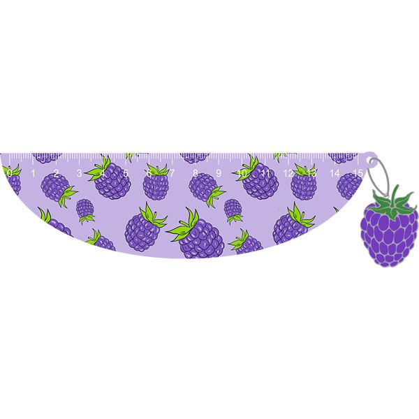 Линейка 15 см, пластик HIPS, фигурная с дизайном, deVENTE Tutti-Frutti Blackberry Линейка 15 см, пластик HIPS, фигурная с дизайном, deVENTE Tutti-Frutti Blackberry