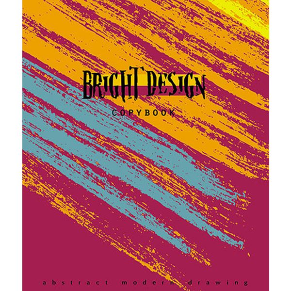 Тетрадь 40 л., клетка, 60 г/м2, обл. мел. картон, КТС-ПРО Полоски