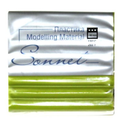 Пластика (полимерная глина) СОНЕТ, запекаемая, 56 г, оливковая Акция!