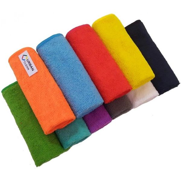 Салфетка универсальная, 29*29 см, микрофибра, 220 г/м², цв.: ассорти, Urban clean (б/уп)