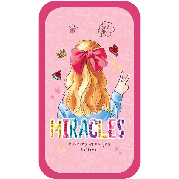 Пенал 3 отд., на молнии, 190*110*48 мм, лам. картон, ArtSpace Cool girl