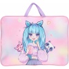 Папка художника, А3, текстильная, с ручками, молния вокруг, КОКОС Anime Girl