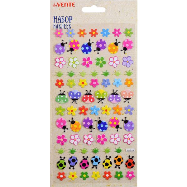 Паф-стикеры (объемные) deVENTE Cute, PVC, 125*230 мм