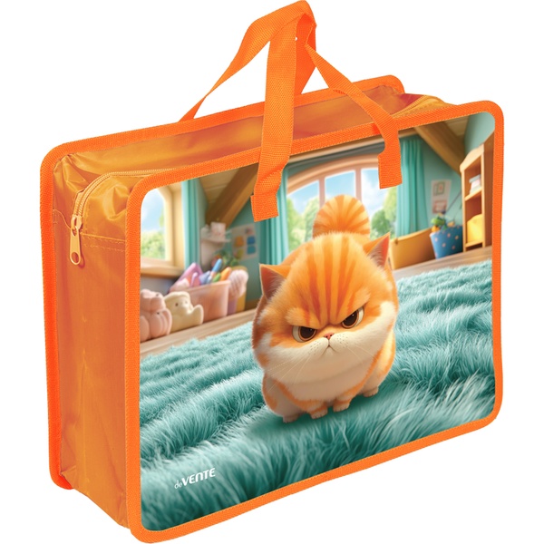 Папка-портфель А4, пластиковая, на молнии, 1 отд., deVENTE Chic City Girls