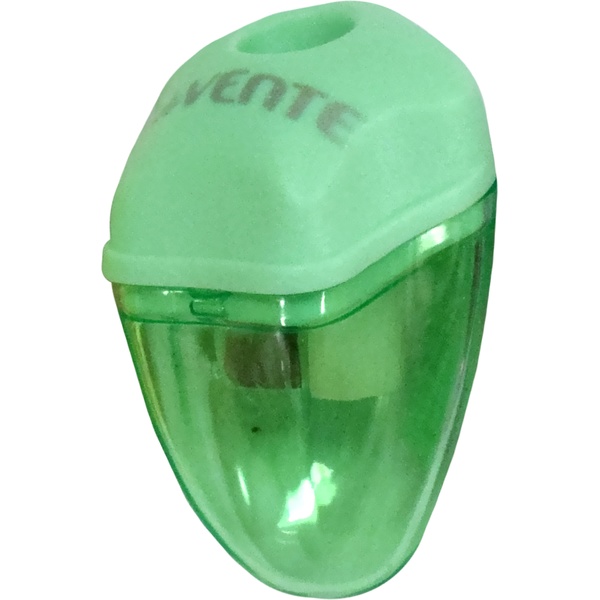 Точилка пластиковая, 1 отв., контейнер, deVENTE Pastel_зеленая