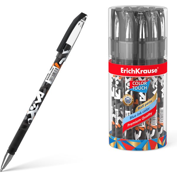 Ручка шариковая синяя, 0.7 мм, узел-Standard, ErichKrause ColorTouch Walkers Ручка шариковая синяя, 0.7 мм, узел-Standard, ErichKrause ColorTouch Walkers