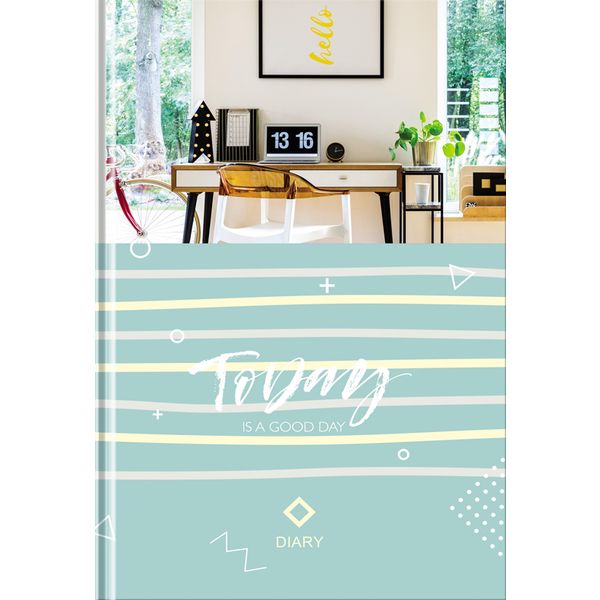 Ежедневник недатированный, А5, 160 л., 60 г/м2, 7БЦ, матов. лам., выб. лак, BG Office&Nature Акция!