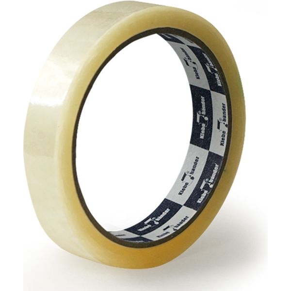 Лента клейкая упаковочная 25 мм * 57 м, ВОРР 40 мкм, прозрачная, Klebebander